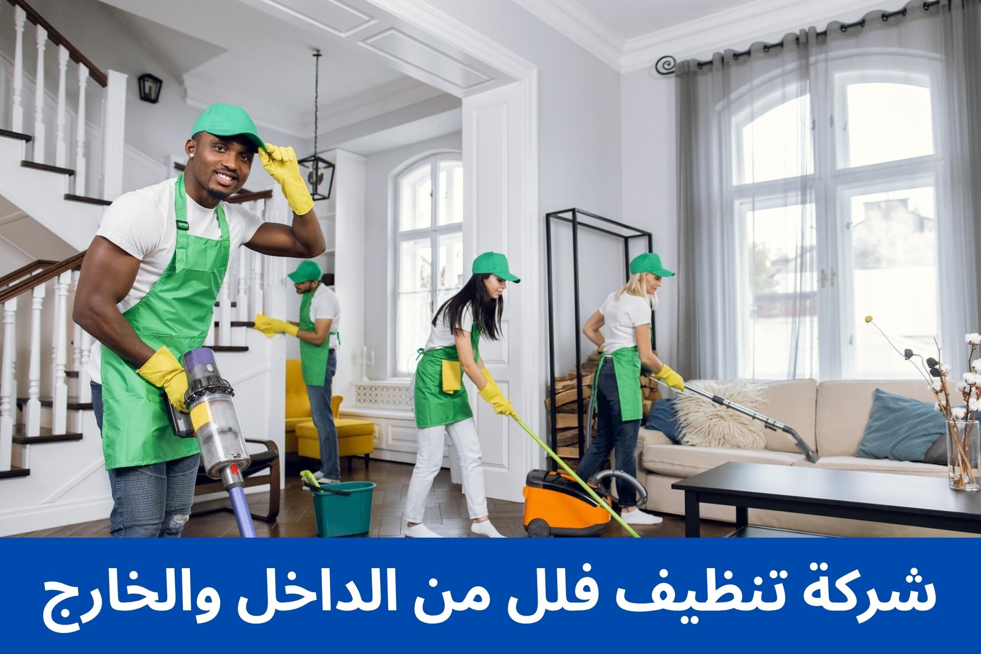 شركة تنظيف فلل من الداخل والخارج